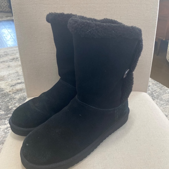 UGG KOOLABURRA black tall Womens boots size 9 10” tall - Picture 4 of 8